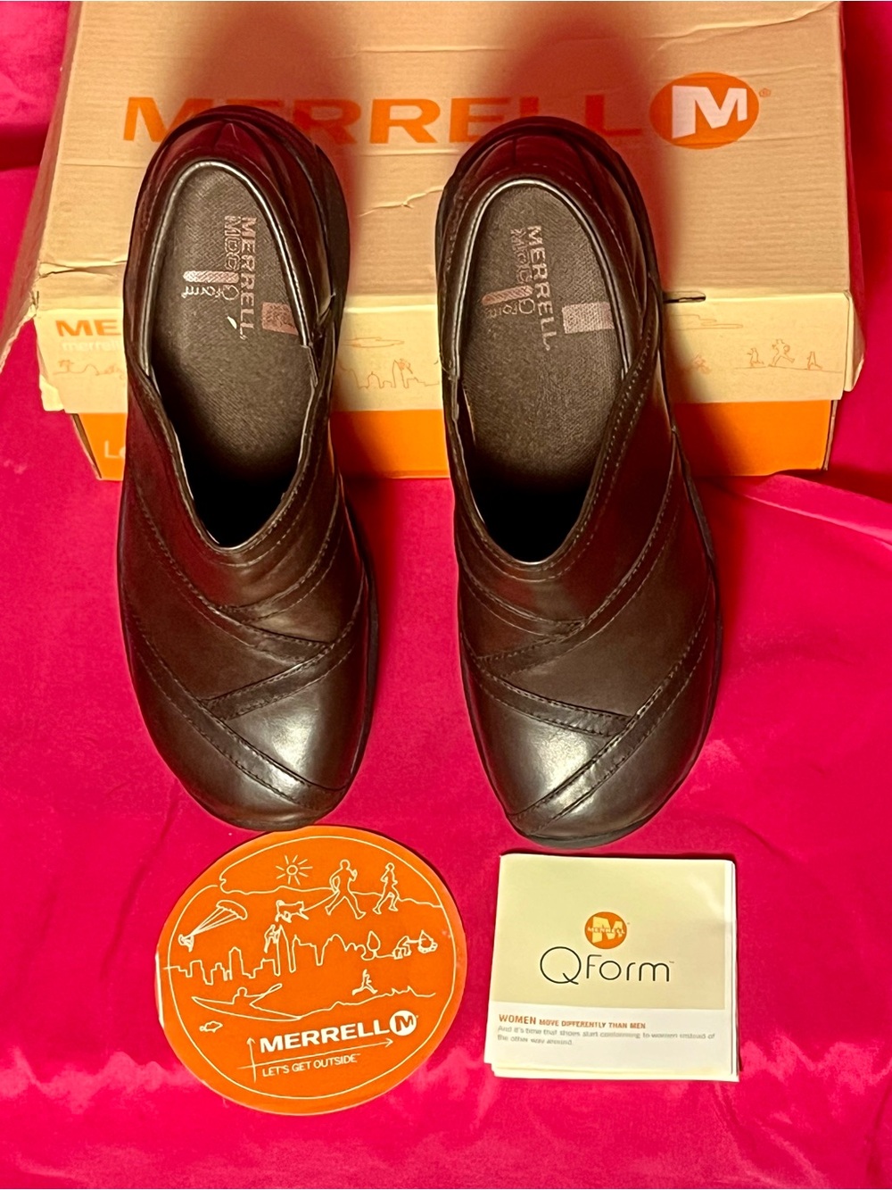 NIB! Merrell Women’s 8.5 Slip-On Loafer Encore Eclipse Brown